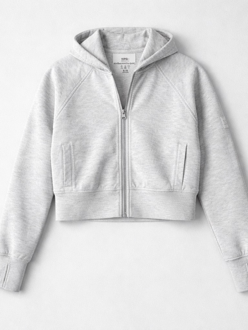 abercrombie kids Unisex Light Grey Sweatshirt Size 9-10